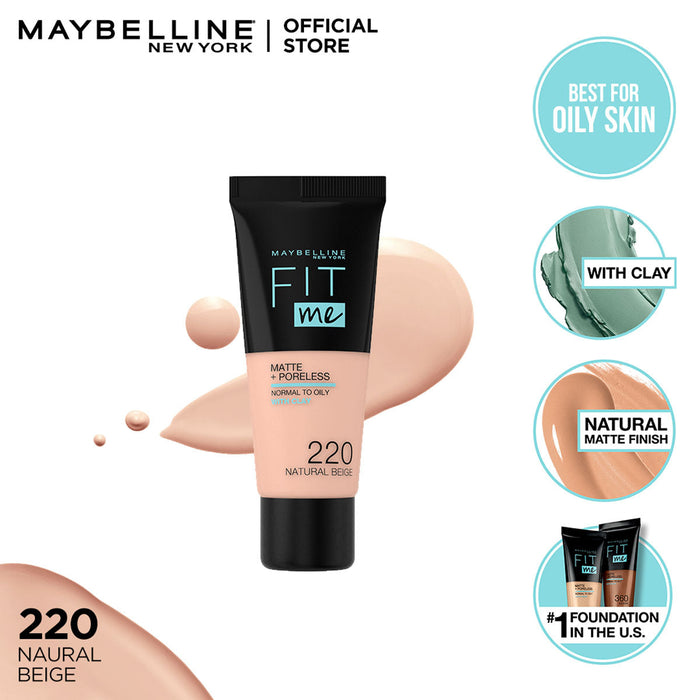 Maybelline - Fit Me Liquid Foundation Matte & Poreless