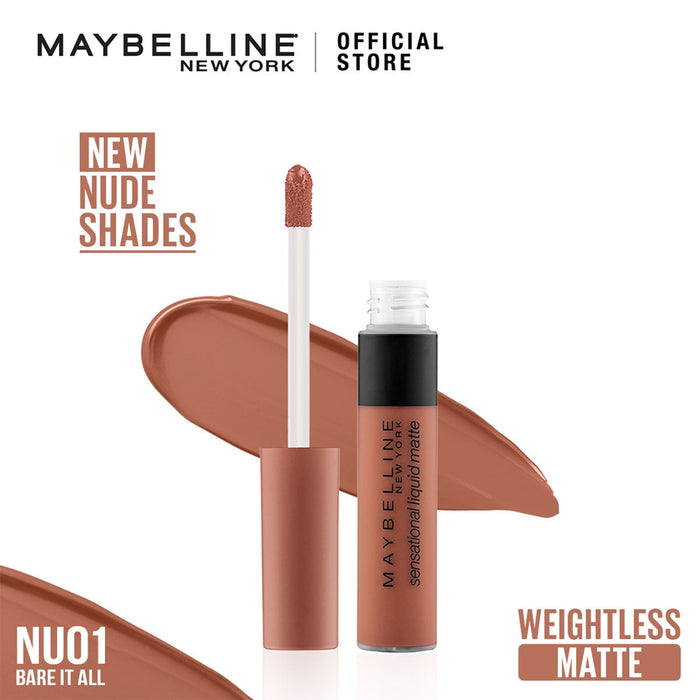 Maybelline - Color Sensational Liquid Matte Lipstick - The Nudes Collection